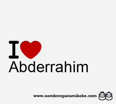 I Love Abderrahim