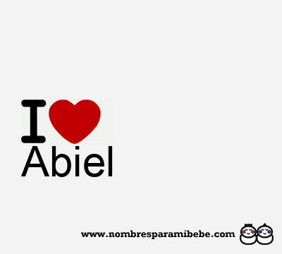 I Love Abiel