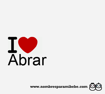 I Love Abrar