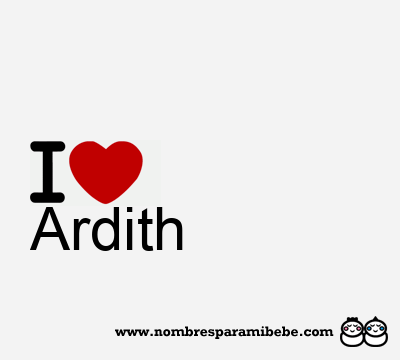 I Love Ardith