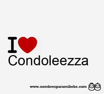 I Love Condoleezza
