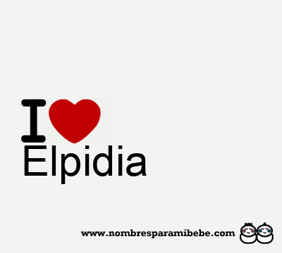 I Love Elpidia