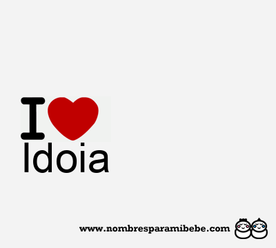 I Love Idoia