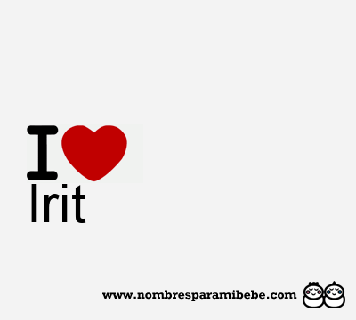 I Love Irit