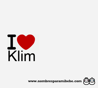 I Love Klim