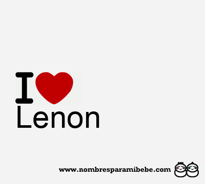 I Love Lenon