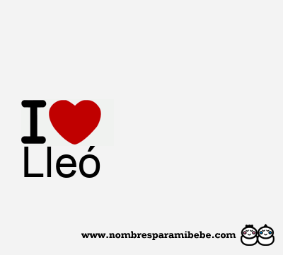 I Love Lleó