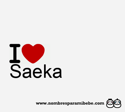 I Love Saeka