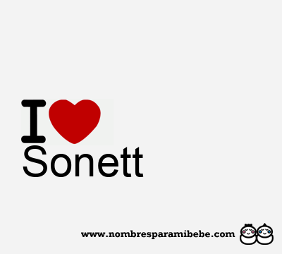 I Love Sonett