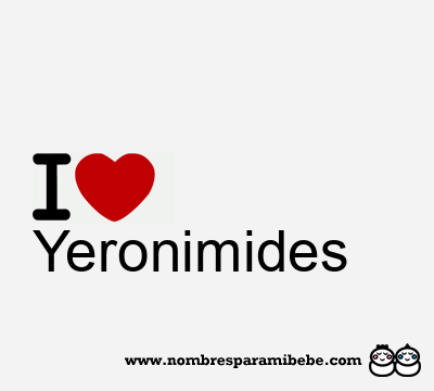 Yeronimides